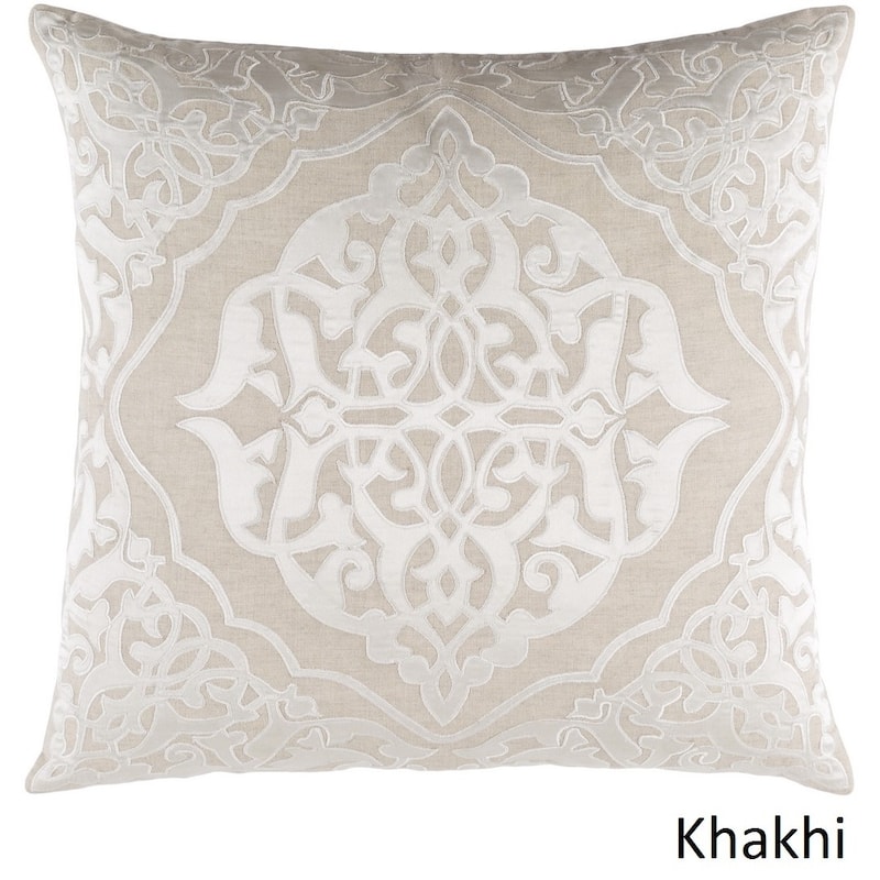 Decorative Fort Collins 18-inch Feather Down or Poly Filled Throw Pillow
