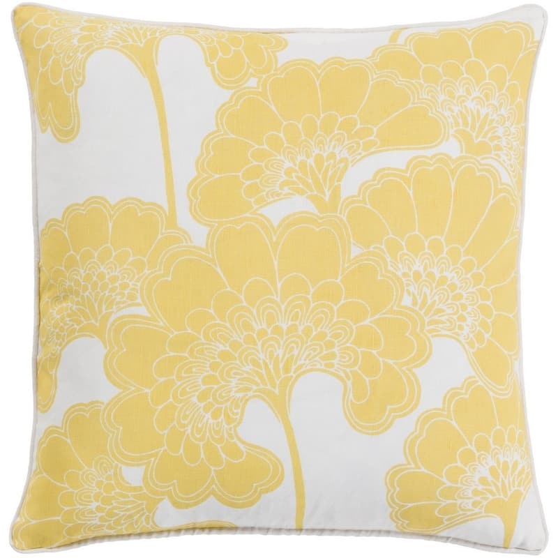Decorative Cowes 18-inch Feather Down or Poly Filled Throw Pillow