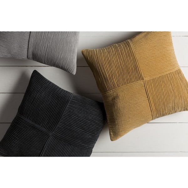 Decorative Cooke 18-inch Feather Down or Poly Filled Throw Pillow