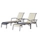 Cosco Outdoor Aluminum Chaise Lounge Chair (Set of 2) - Thumbnail 1