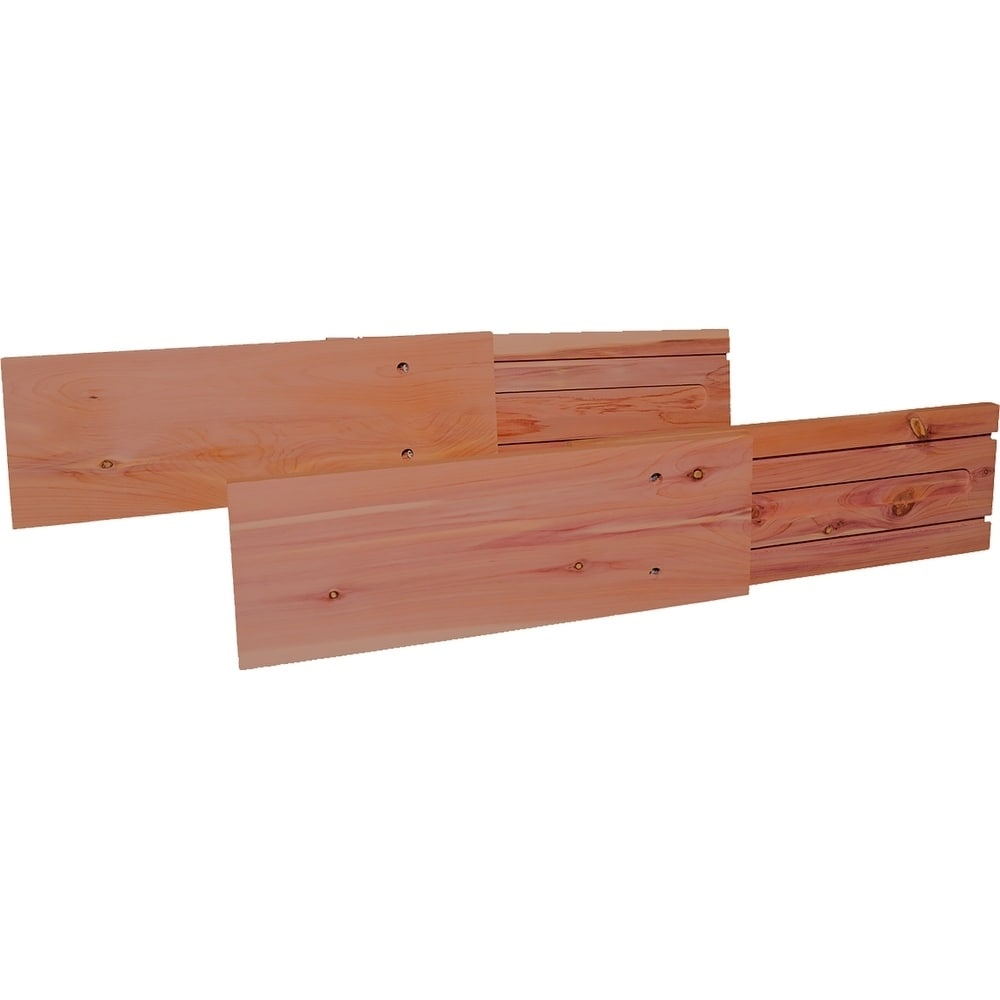 Shop Unfinished Natural Red Cedar Wood Drawer Dividers 2 Pack