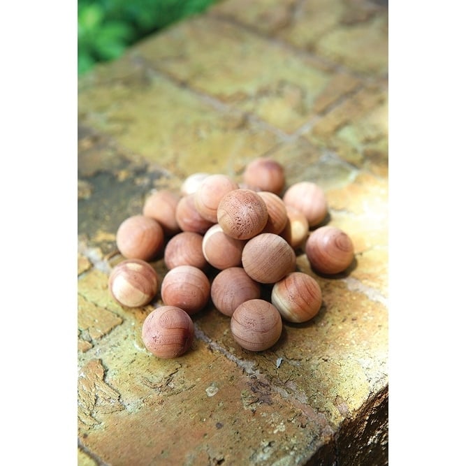 Red Cedar Wood Balls (24 Pack)