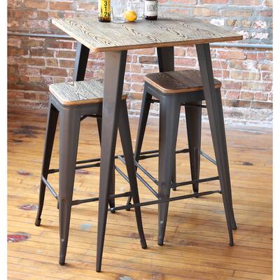 Oregon Industrial 30 inch Stackable Barstools (Set of 2)