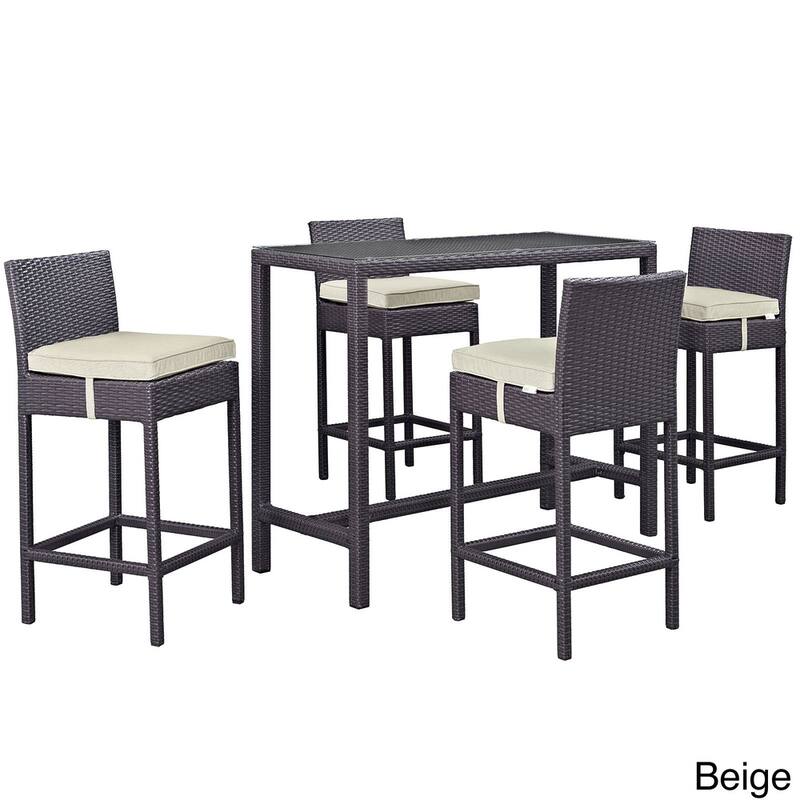 Gather 5 Piece Outdoor Patio Pub Set