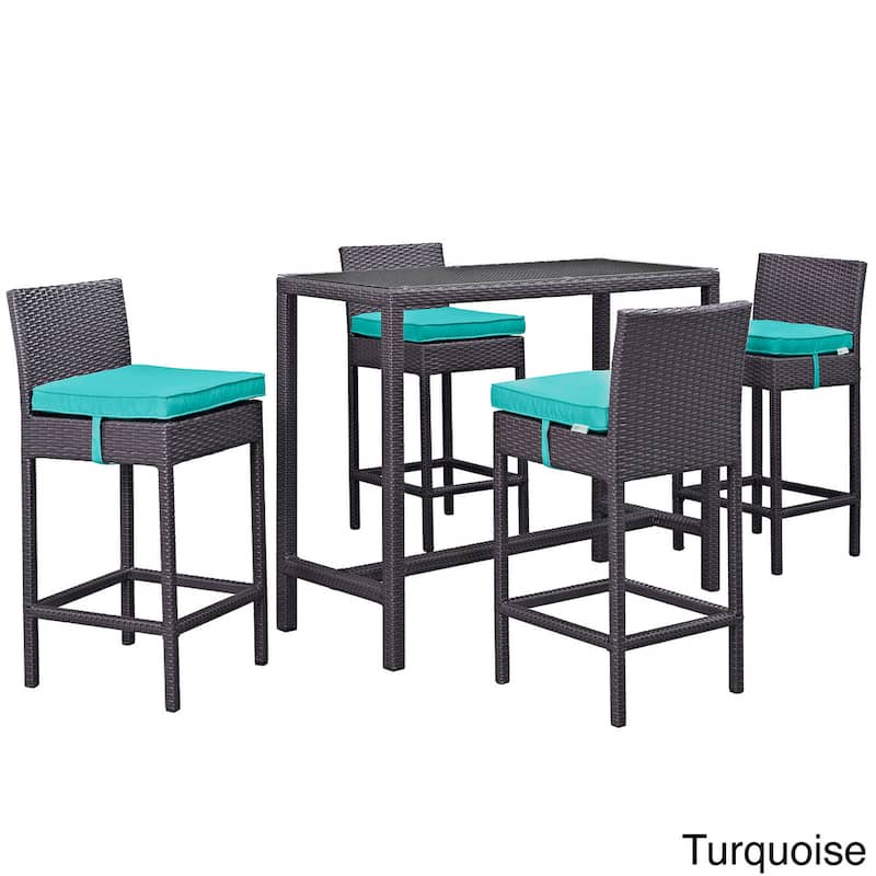 Gather 5 Piece Outdoor Patio Pub Set