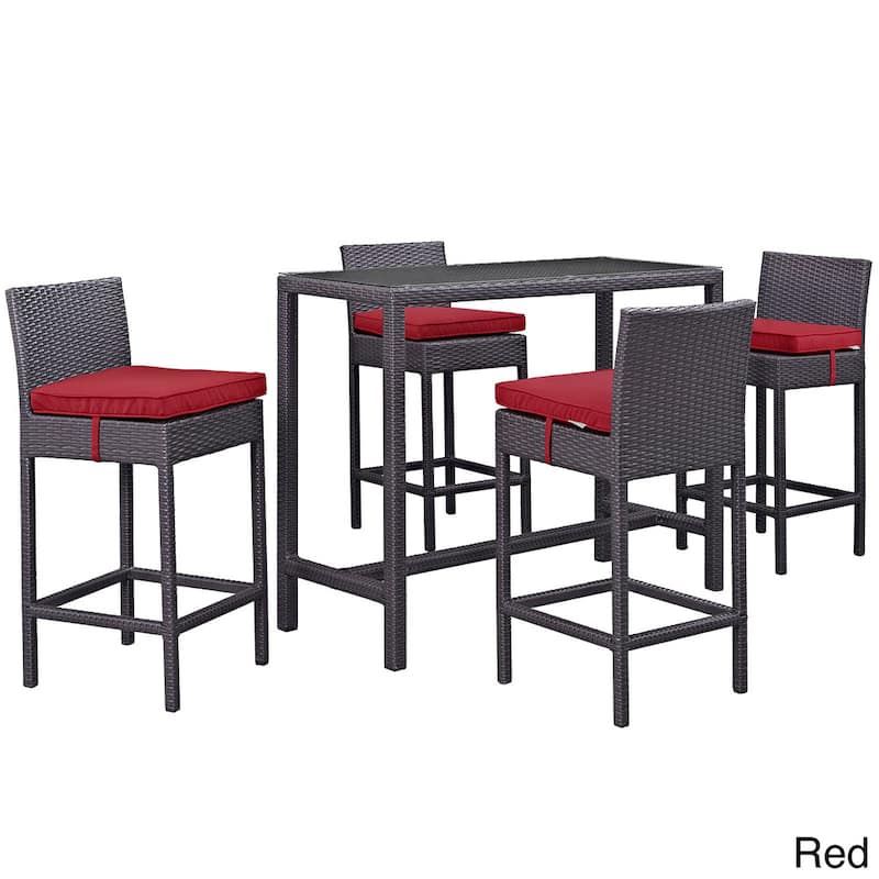 Gather 5 Piece Outdoor Patio Pub Set