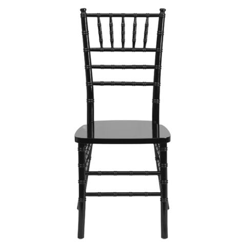 Offex Hercules Series Reinforced Black Wood Chiavari Chair