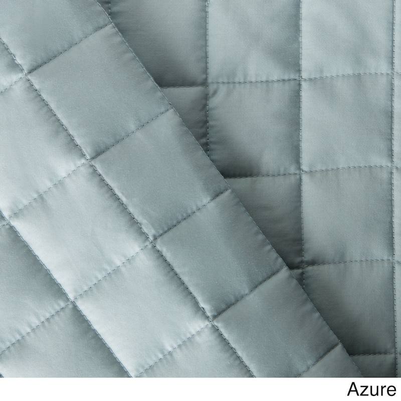 Sensation Quilted Sham - King Azure