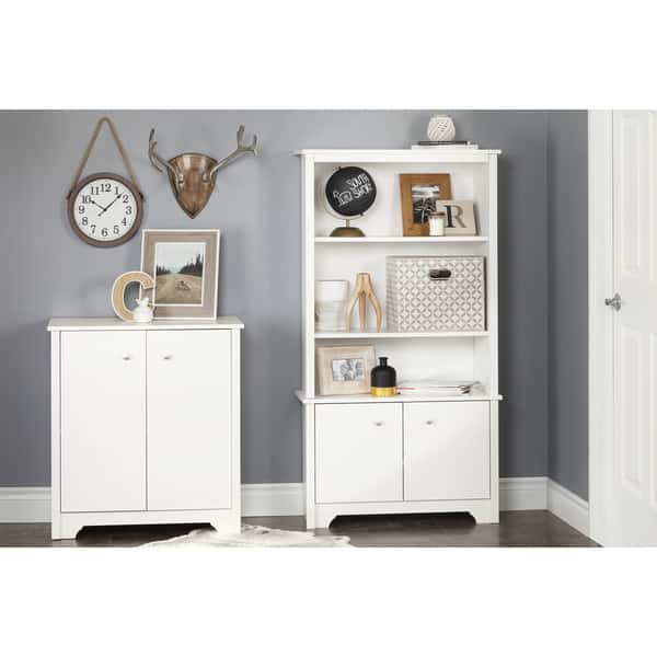 Shop South Shore Vito Small White 2 Door Storage Cabinet Overstock 11589508