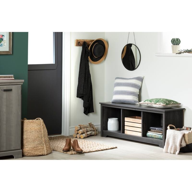South Shore Vito Cubby Storage Bench