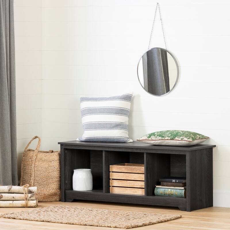 South Shore Vito Cubby Storage Bench