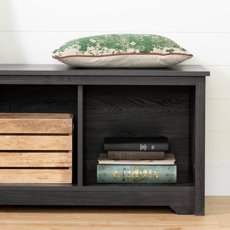 South Shore Vito Cubby Storage Bench