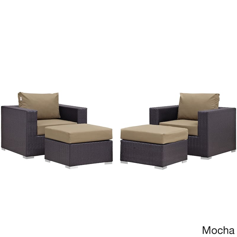 Gather 4 Piece Outdoor Patio Sectional Set