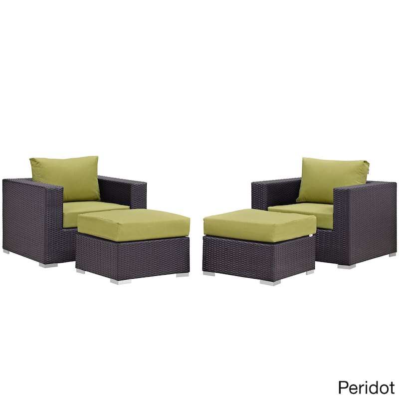 Gather 4 Piece Outdoor Patio Sectional Set