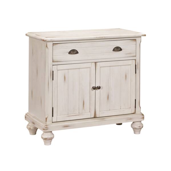 Shop Creamy White Country Door Chest Free Shipping Today