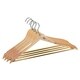 preview thumbnail 1 of 0, Red Cedar Wood Suit Hangers with Lavender Scent, Box of 4 Flat Hangers with Notches