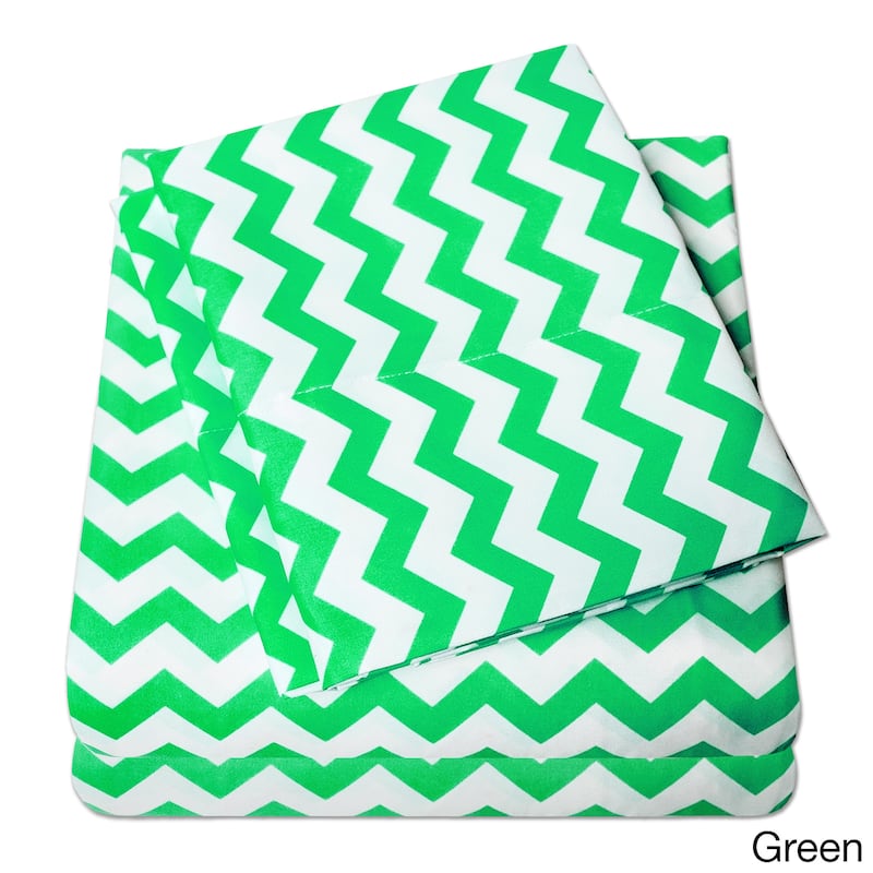 Incredibly Soft 4-Piece Chevron Bed Sheet Set