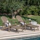 Hayle Outdoor Reclining Wood Adirondack Chair with Footrest (Set of 2) by Christopher Knight Home - Thumbnail 2