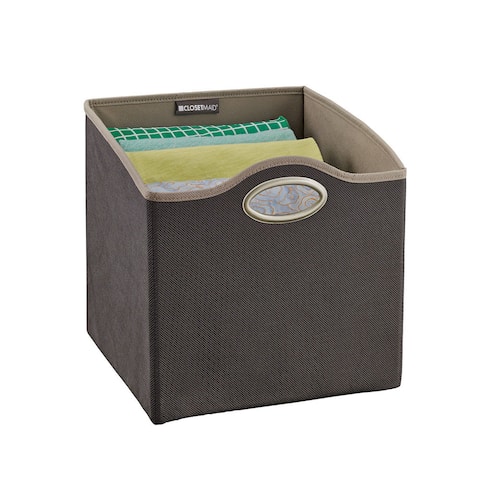 ClosetMaid Grey Fabric Storage Bin