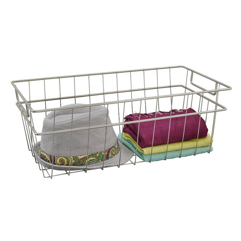 ClosetMaid Nickel Wire Basket
