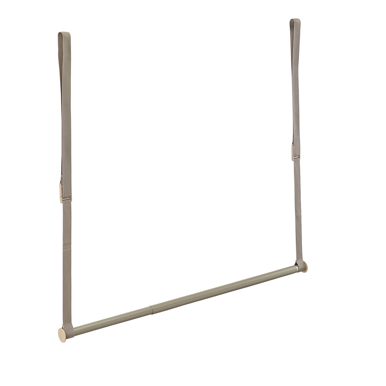 21 in. Double Hang Closet Rod in Nickel