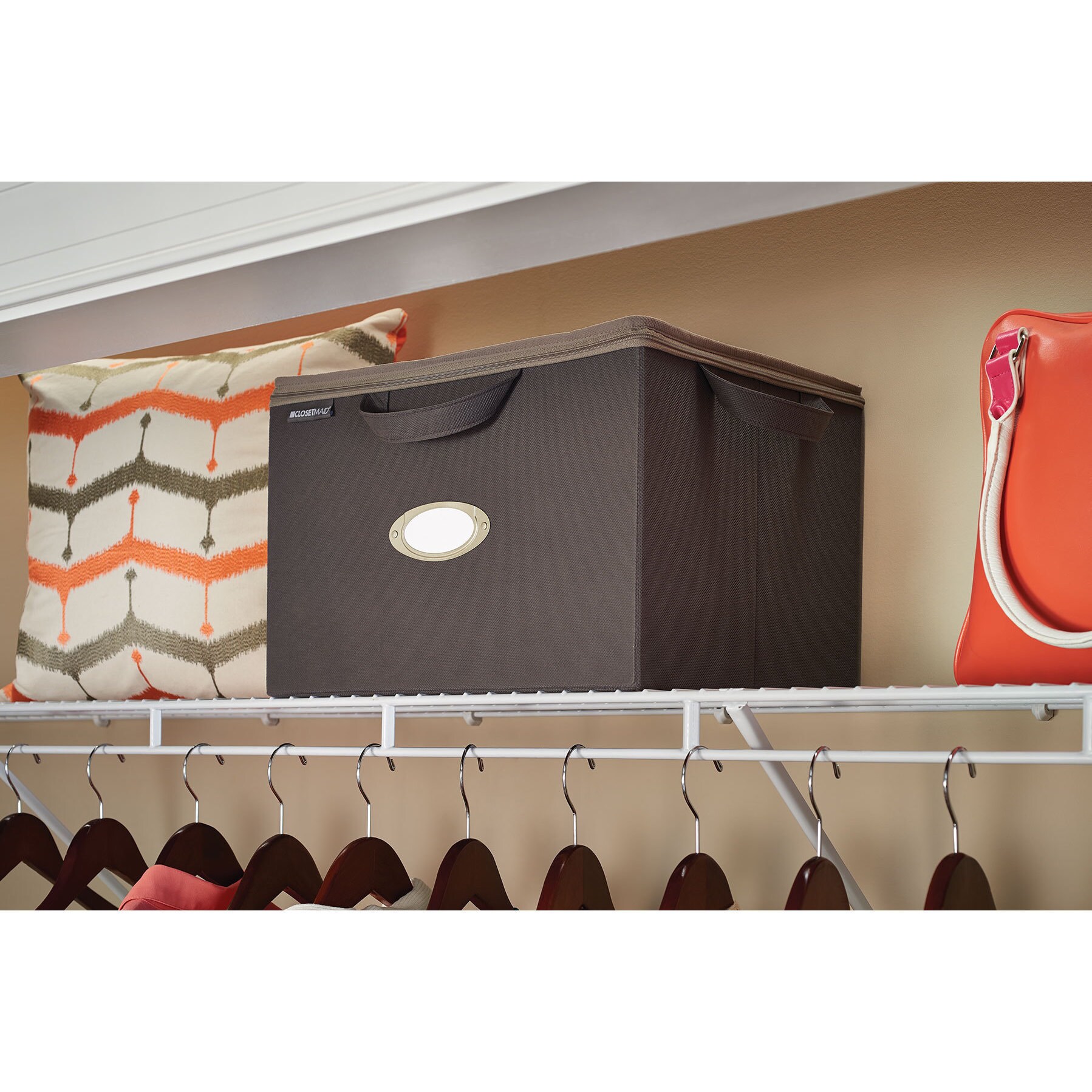 Shop Closetmaid Fabric Storage Bag Gray Free Shipping On Orders
