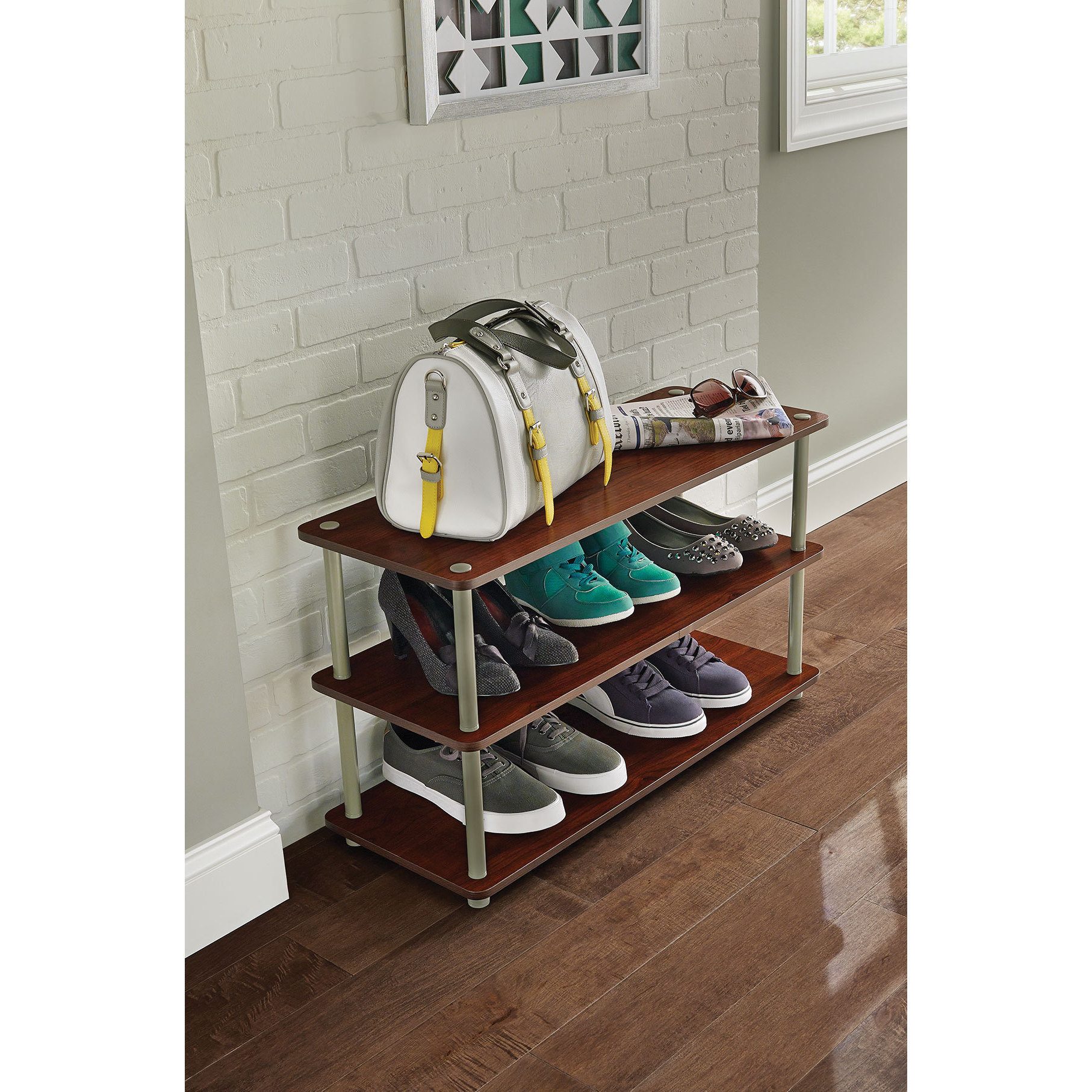 Shop Black Friday Deals On Closetmaid 3 Tier Shelf Shoe Organizer On Sale Overstock 11591352