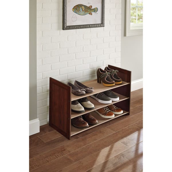 Shop Closetmaid 3 Tier Stackable Shoe Organizer Free Shipping On