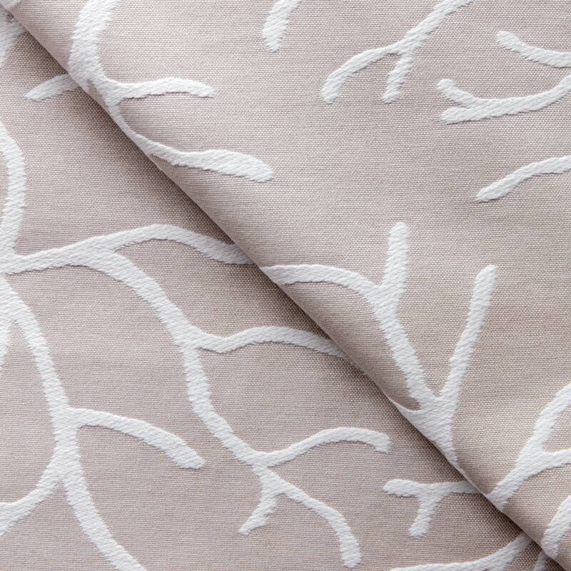 Coral Glory Elegant Modern Textured Coverlet - Taupe - Full