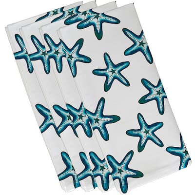 19-inch x 19 inch Starfish Geometric Print Napkin