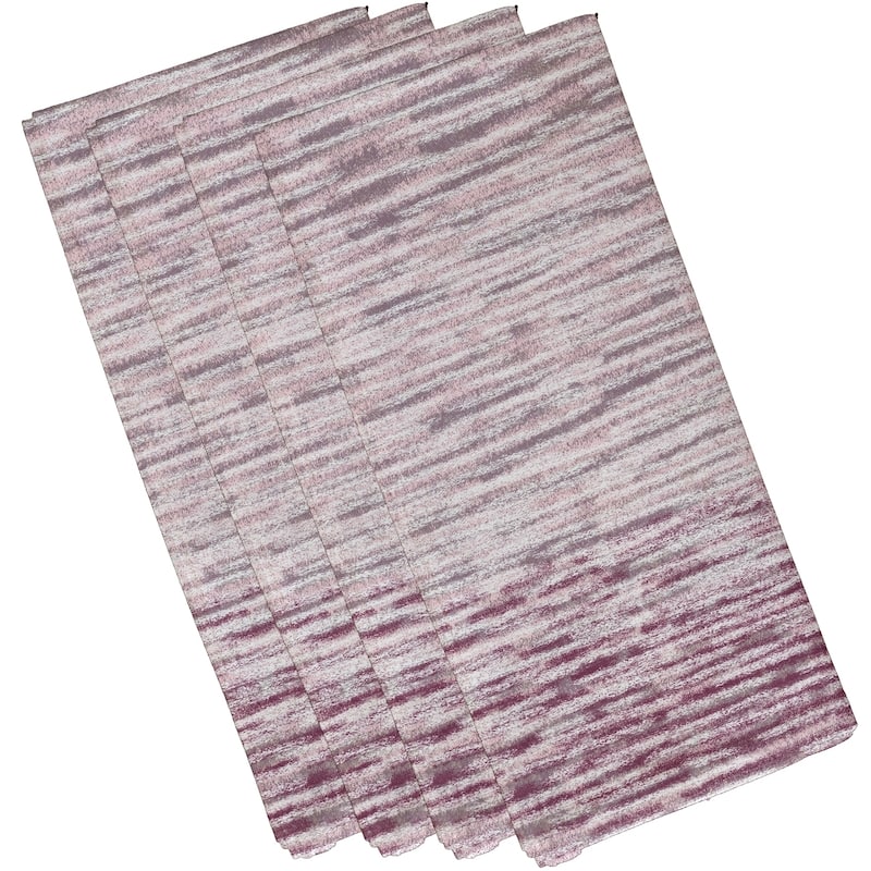 22-inch x 22 inch Ocean View Geometric Print Napkin - Purple