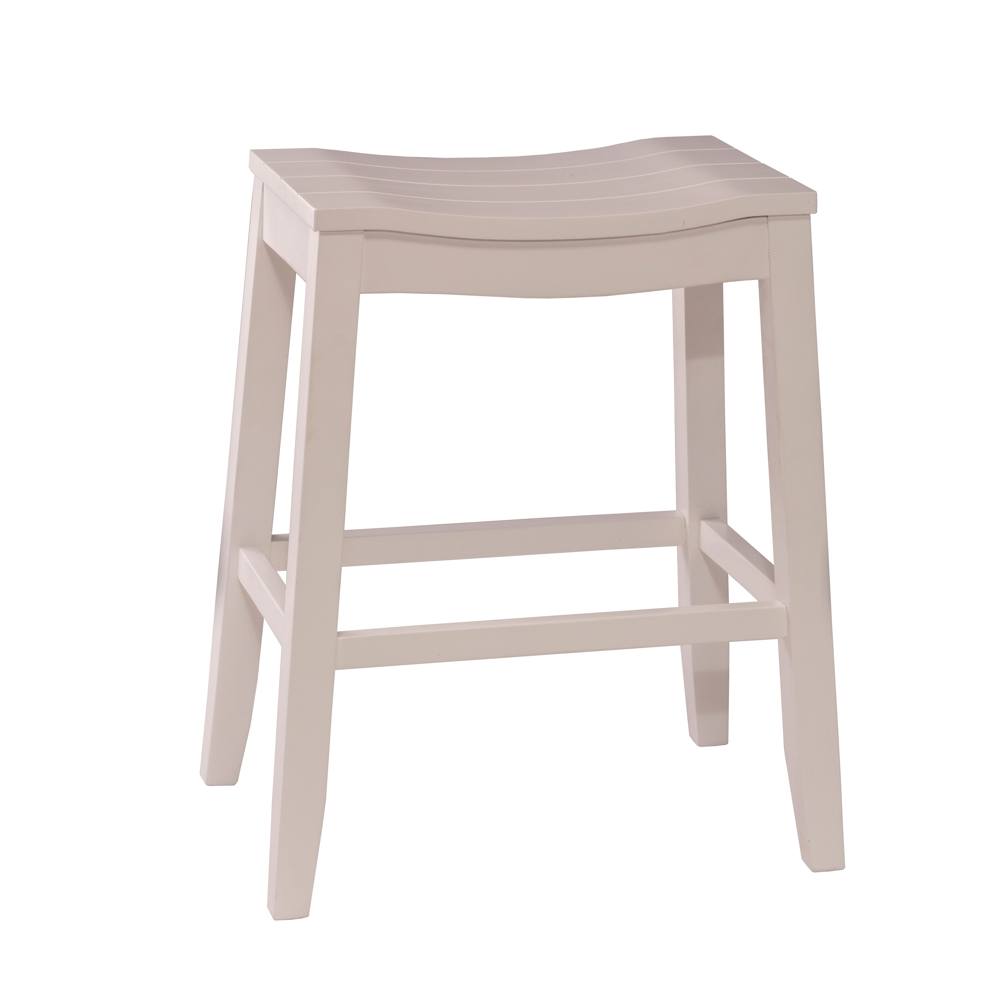 Maison Rouge Milton White Finish Saddle Counter Stool Free Maison Rouge Milton White Finish Saddle Counter Stool