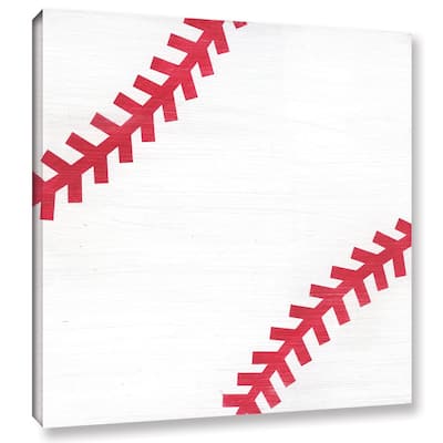 Alli Rogosich's 'Baseball' Gallery Wrapped Canvas