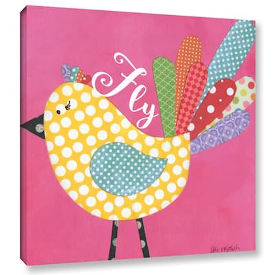 Alli Rogosich's 'Bird With Words' Gallery Wrapped Canvas