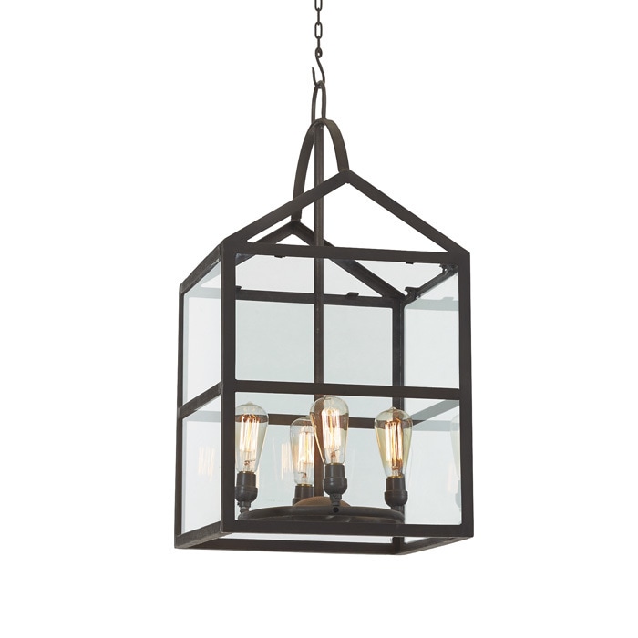 Greenhouse Chandelier (Hip Vintage Fryer Chandelier) - Chandeliers For Bedrooms by Overstock.com