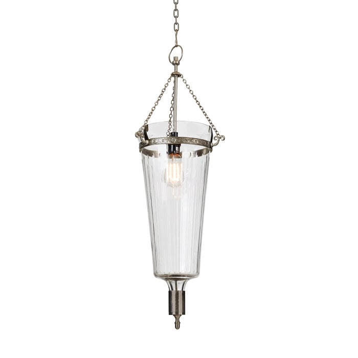 Water Glass Chandelier (Hip Vintage King Glass Taper Lamp) - Chandeliers For Bedrooms by Overstock.com