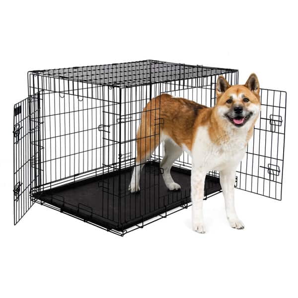 Shop Petmate 2 Door Training Retreat Wire Kennel Free Shipping