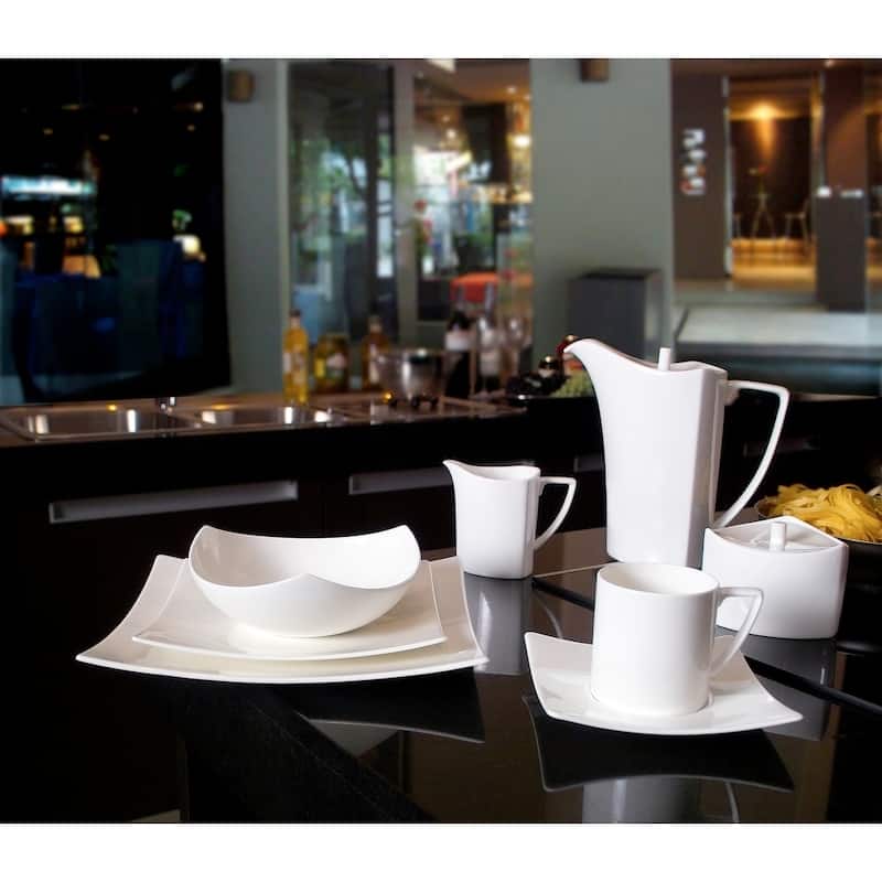 Red Vanilla Extreme White 20-piece Dinner Set