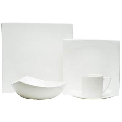 Red Vanilla Extreme White 20-piece Dinner Set