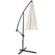 preview thumbnail 3 of 4, Pure Garden Offset 10-foot Cantilever Hanging Patio Umbrella - Cream