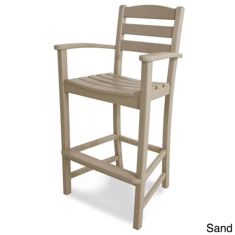 POLYWOOD Tall La Casa Cafe Bar Chair - Sand