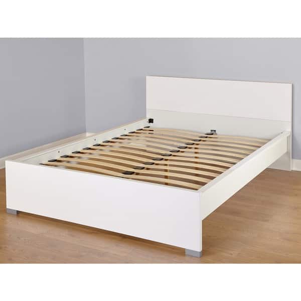 Simple Living Zuri High Gloss Queen Platform Bed Bed Bath & Beyond