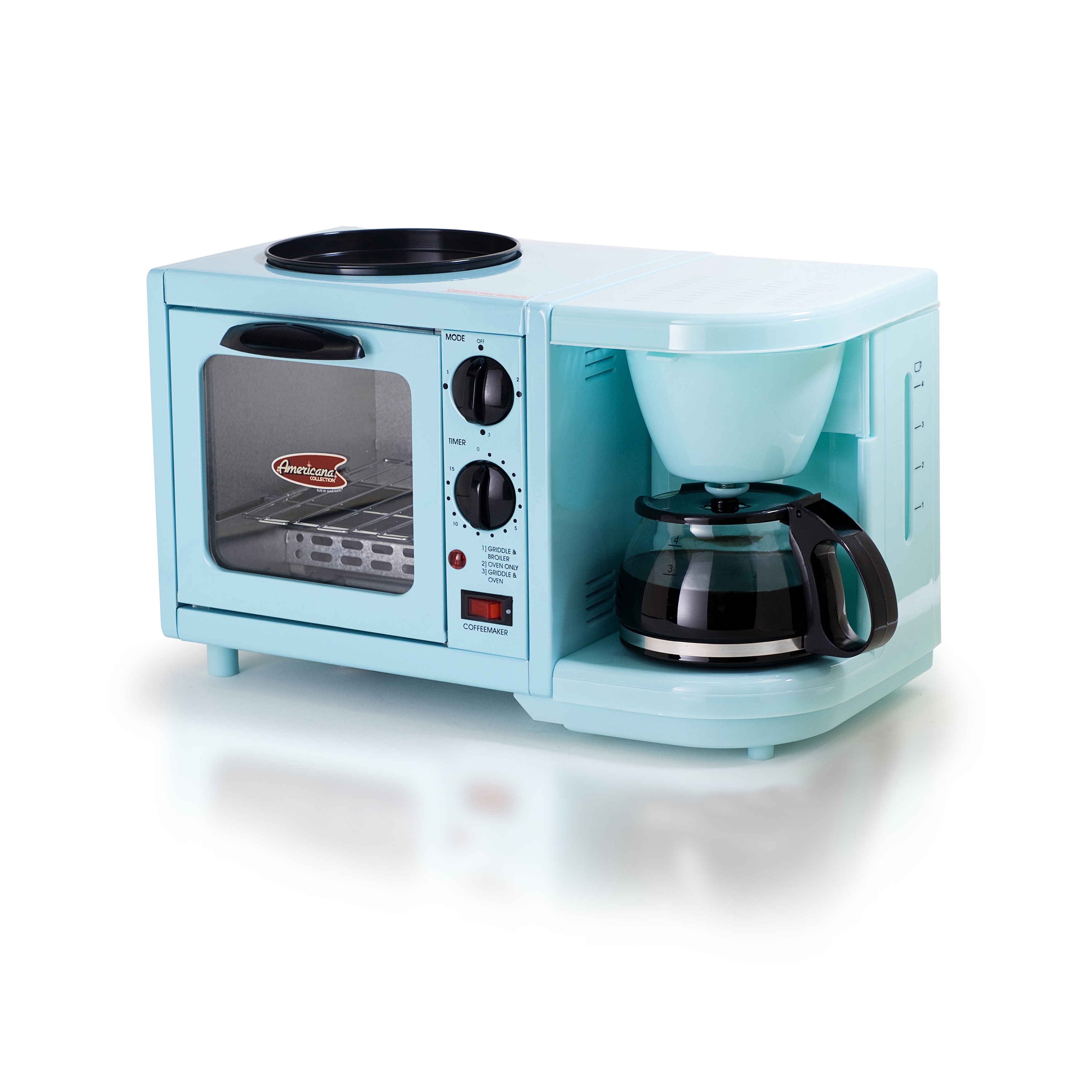 Americana by Elite Collection Retro 2-Slice Toaster Oven