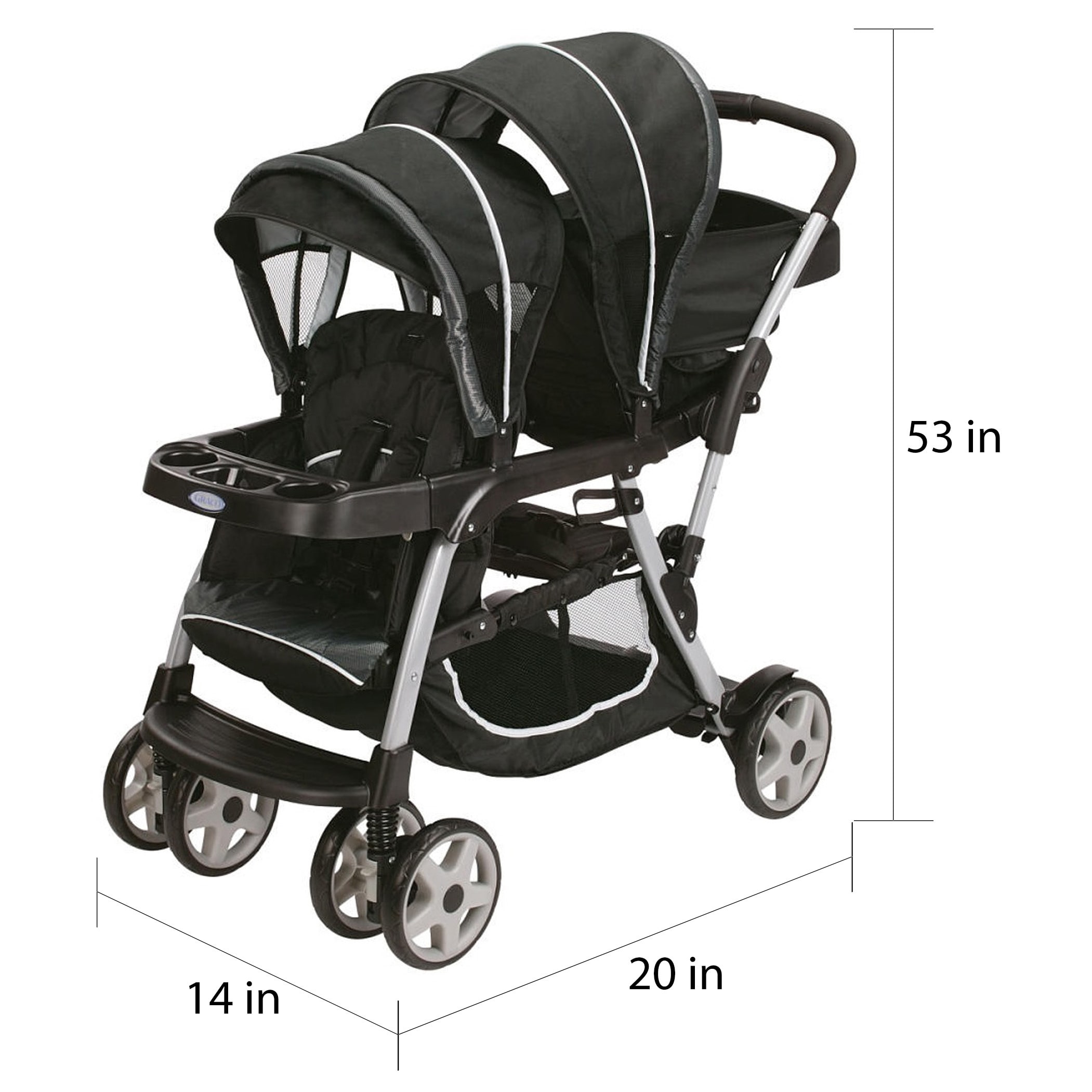 graco ready2grow lx double stroller