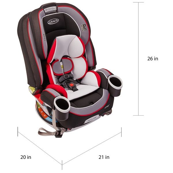 Graco car hot sale seat red