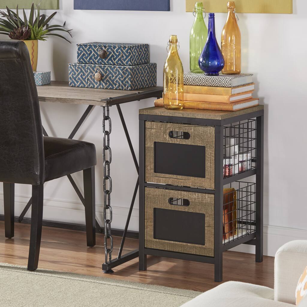 Holtom Wire Basket Storage Tower Organizer Chest