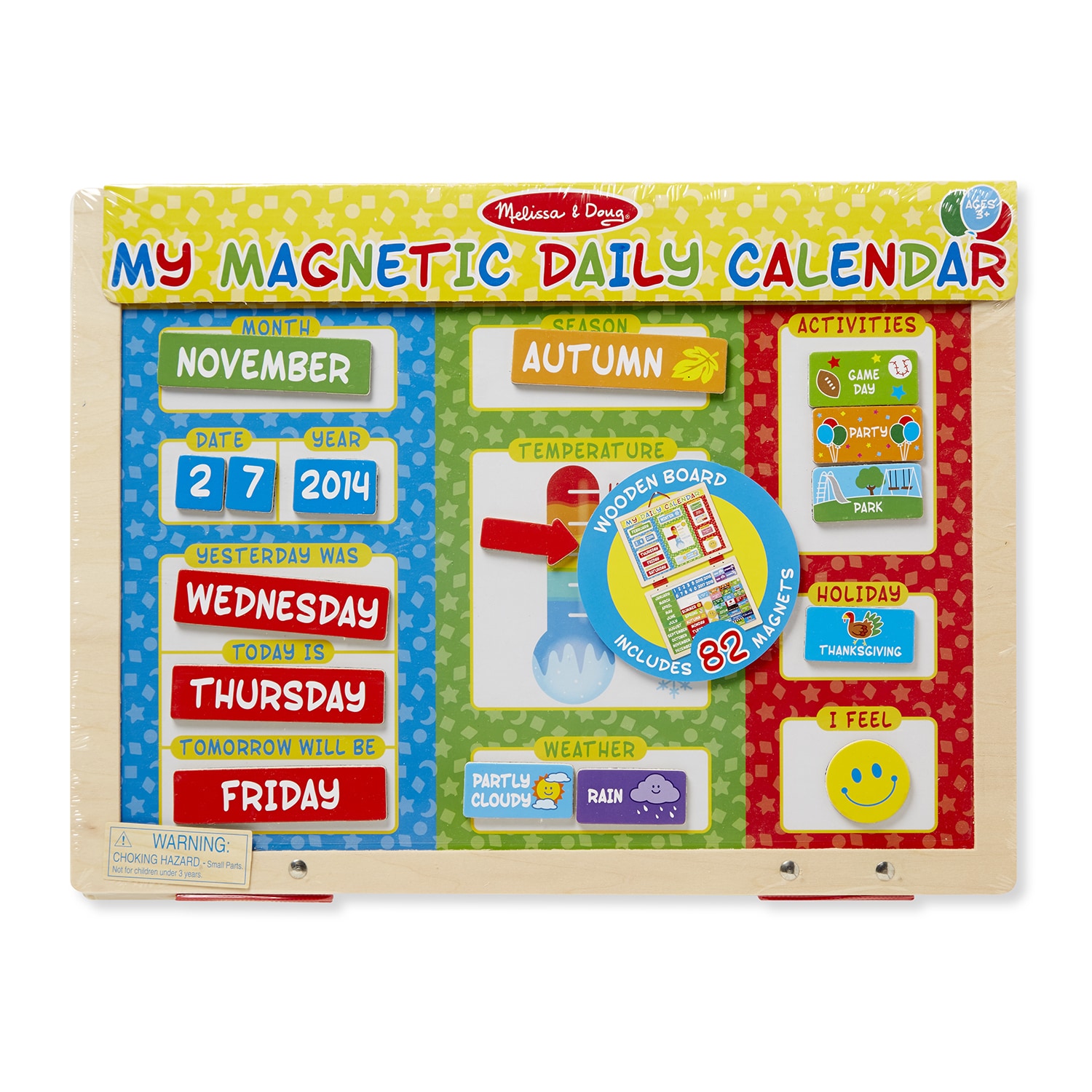 melissa and doug magnetic calendar