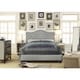 preview thumbnail 19 of 19, Moser Bay Murphy Grove Diamond Tufted Queen / King Upholstered Panel Bed Grey - King