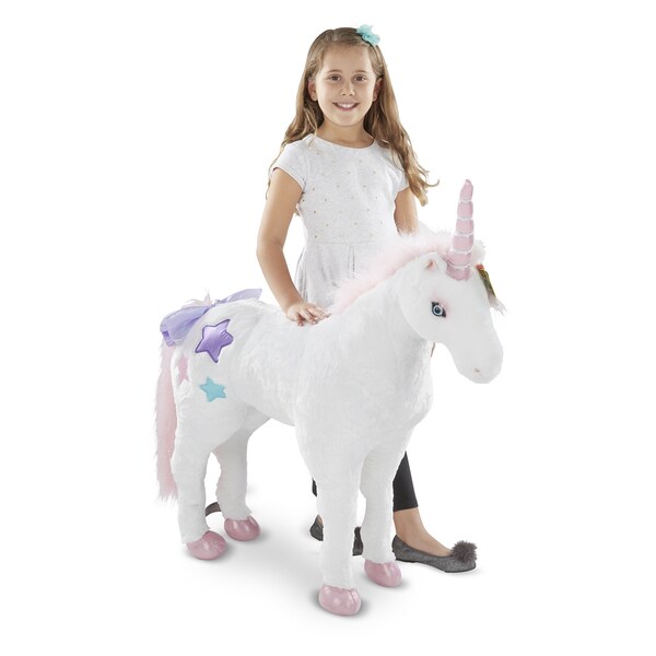 melissa & doug unicorn plush soft toy