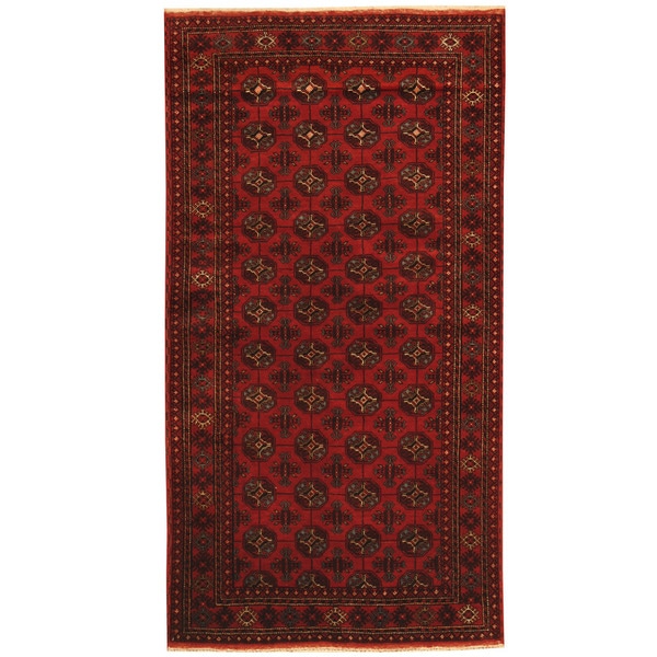 Handmade One-of-a-Kind Balouchi Wool Rug (Afghanistan) - 3'5 x 6'6